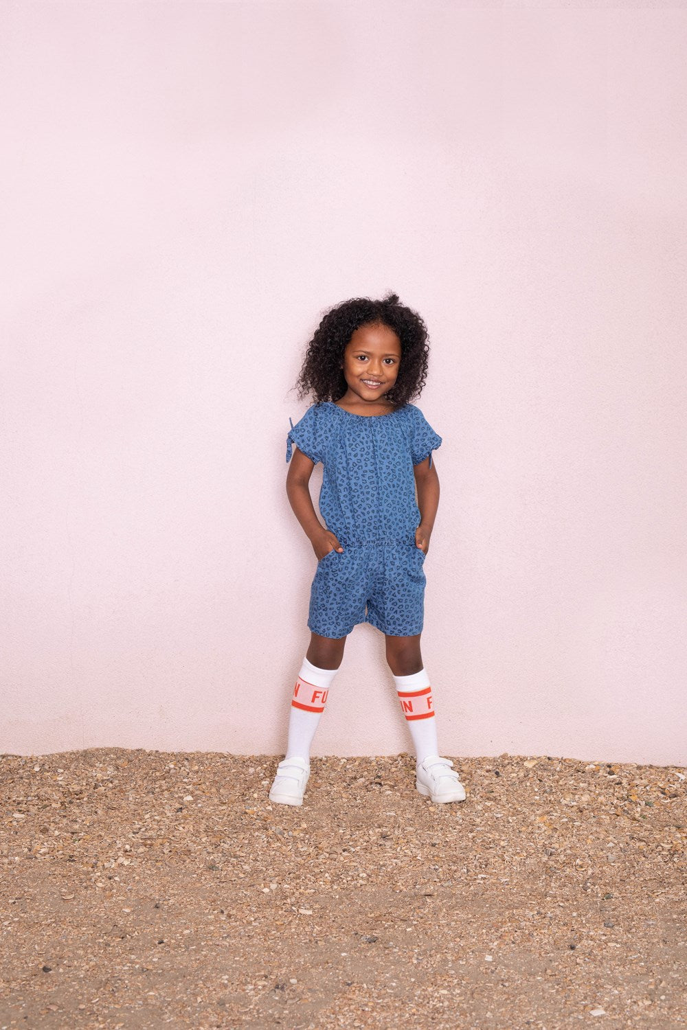 Denim playsuit AOP - Summer Denims - Bubbles & Bo