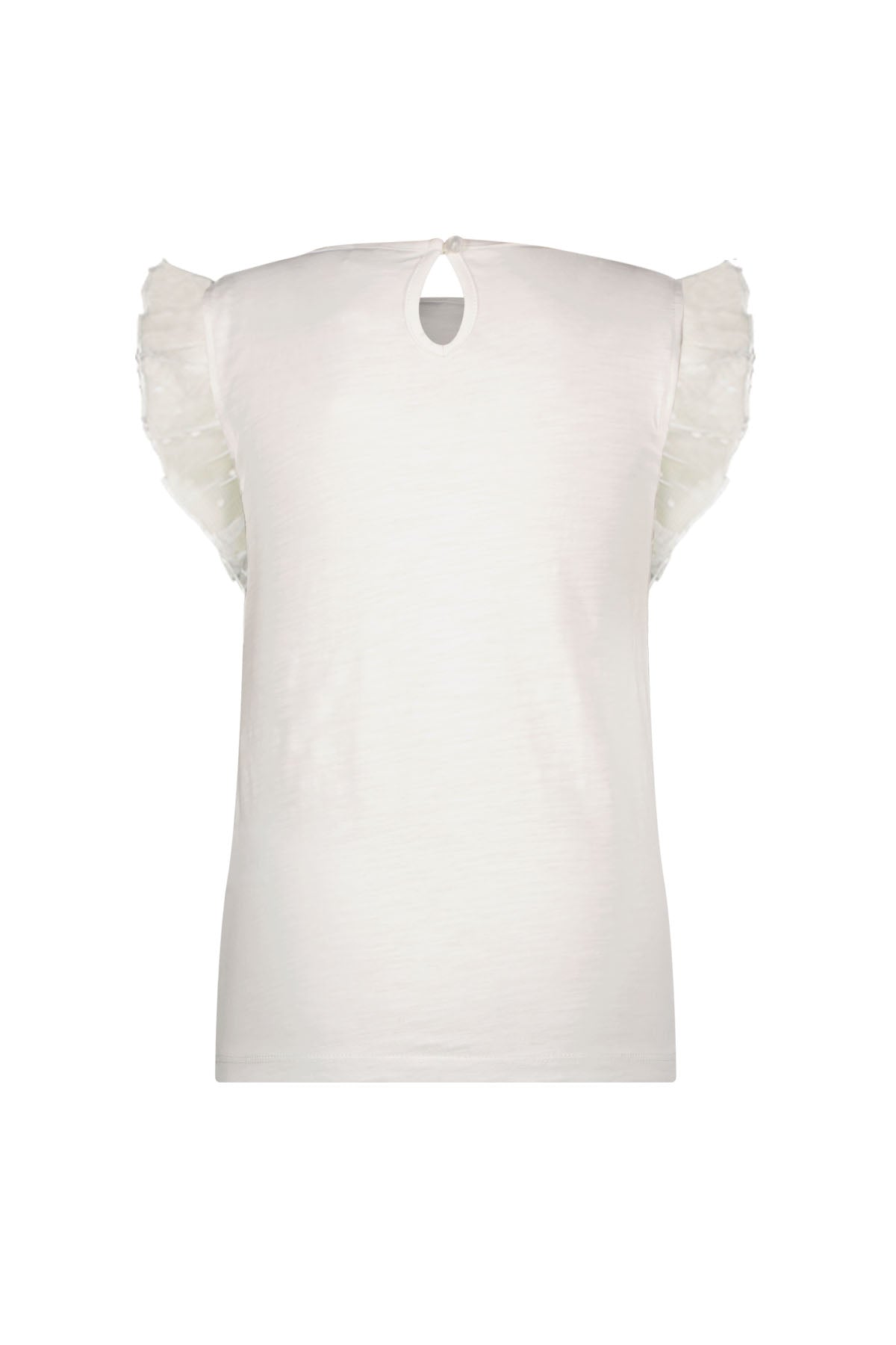 Like Flo Slub Jersey Tee Fancy Mesh