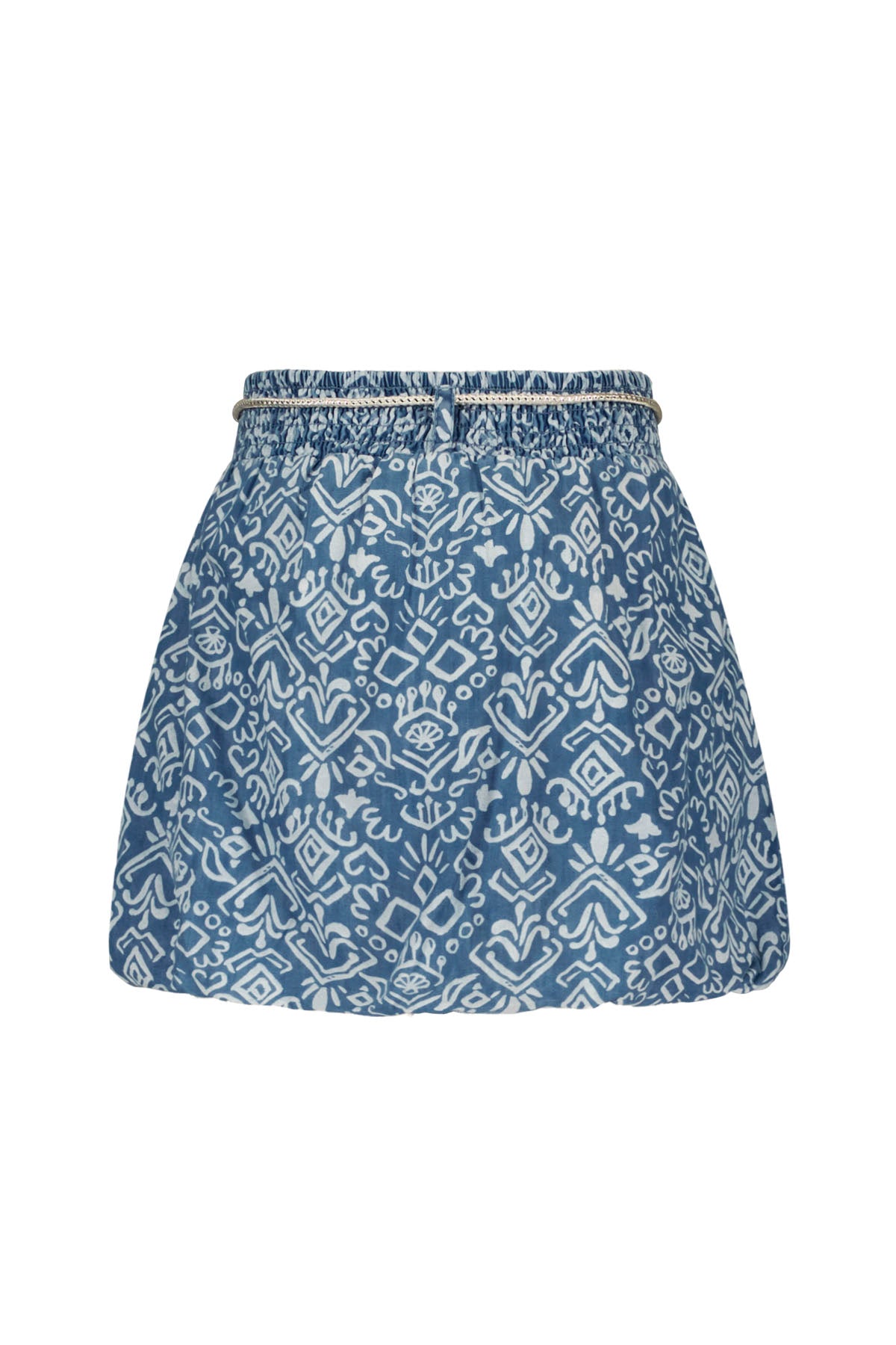 Like Flo Denim Ikat Balloon Skirt