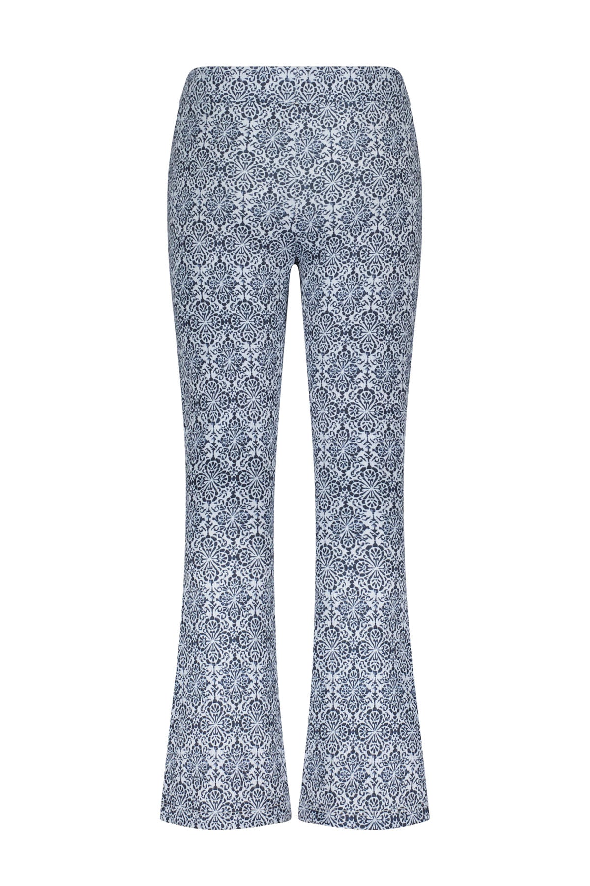 Like Flo Floor Jacquard Jersey Flared Pants