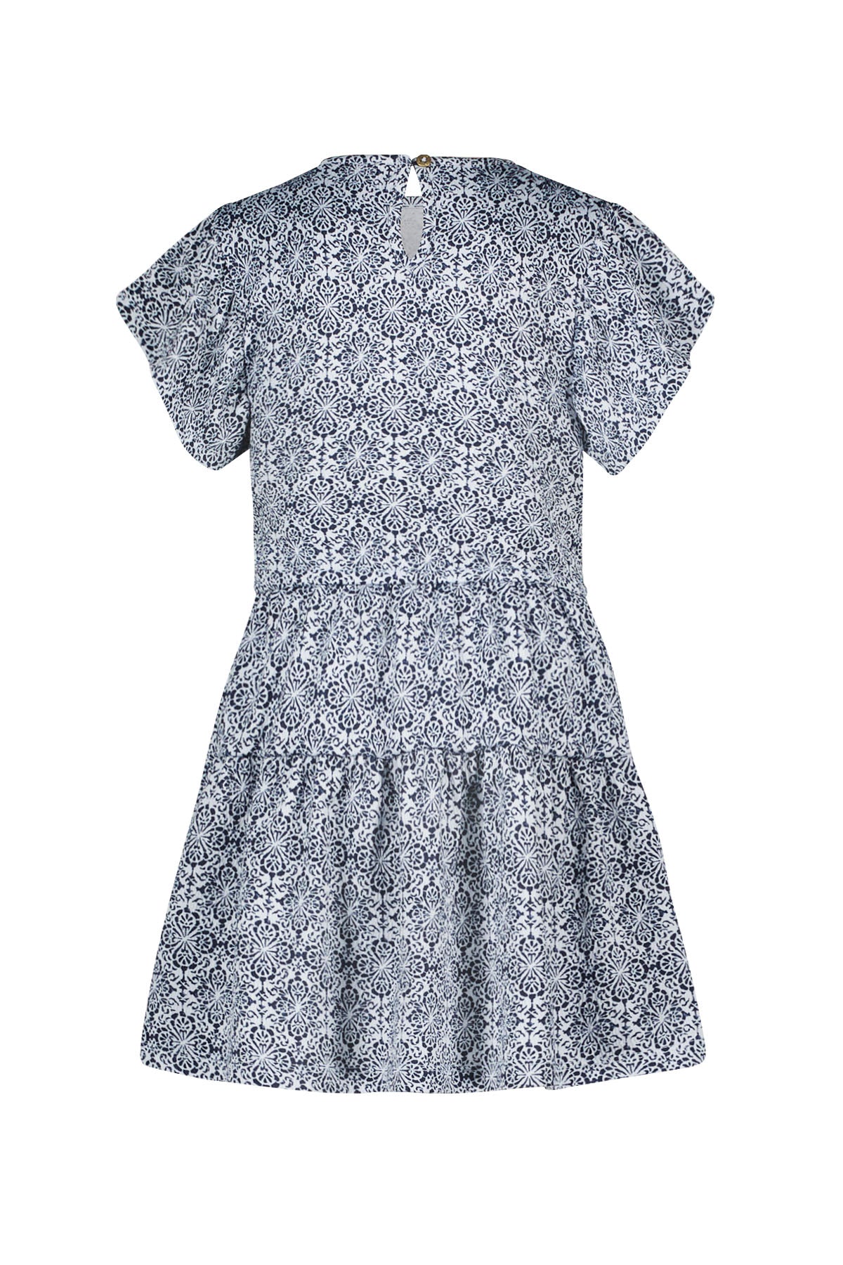 Like Flo Marley Aop Dress with Elasticated Waist