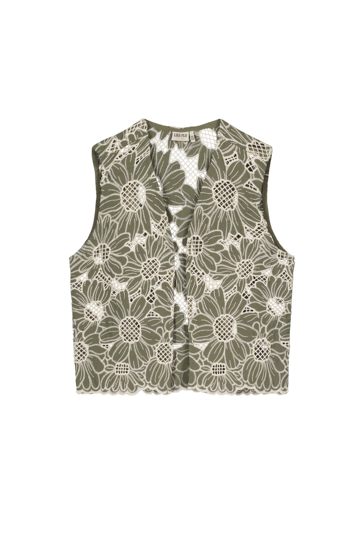 Like Flo Colette Flower Gilet