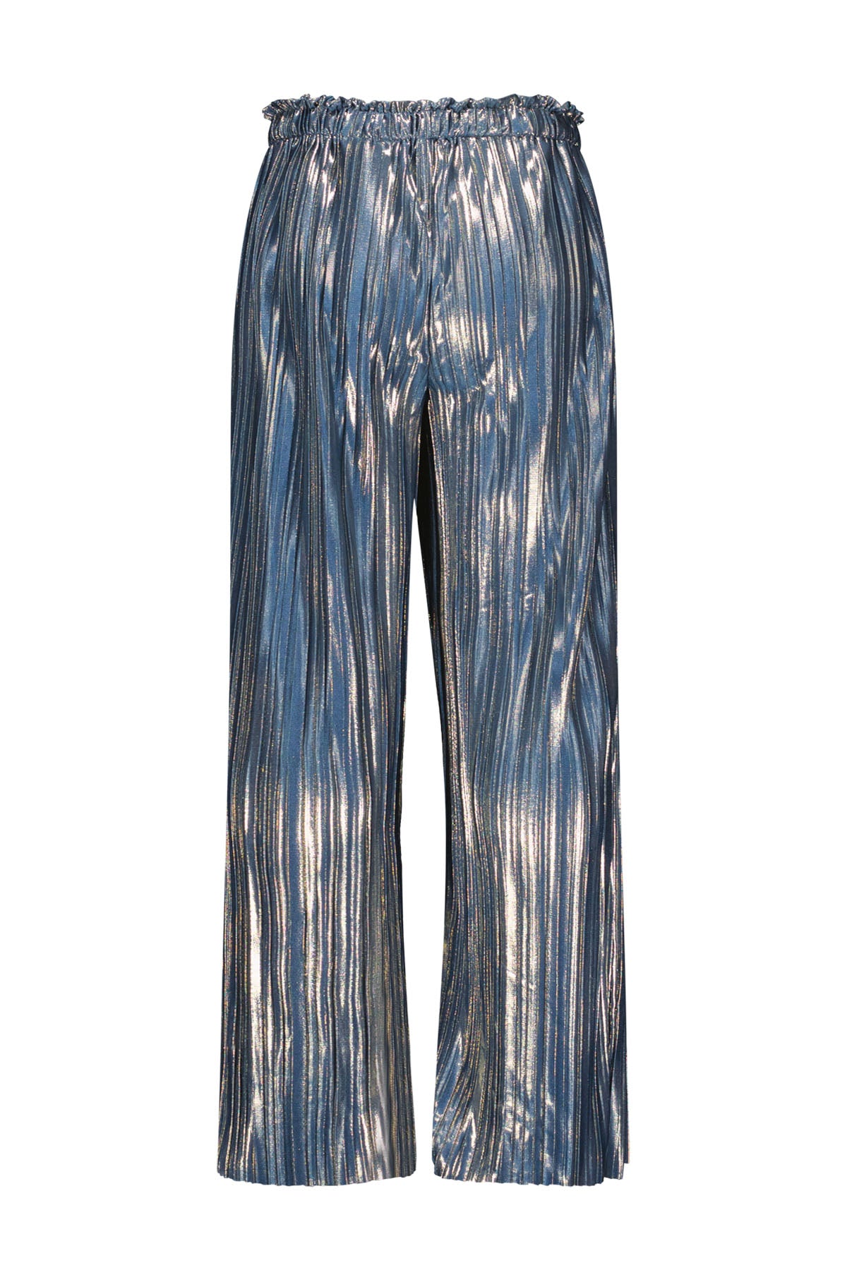 Like Flo Fenna Metallic Plissé Pants