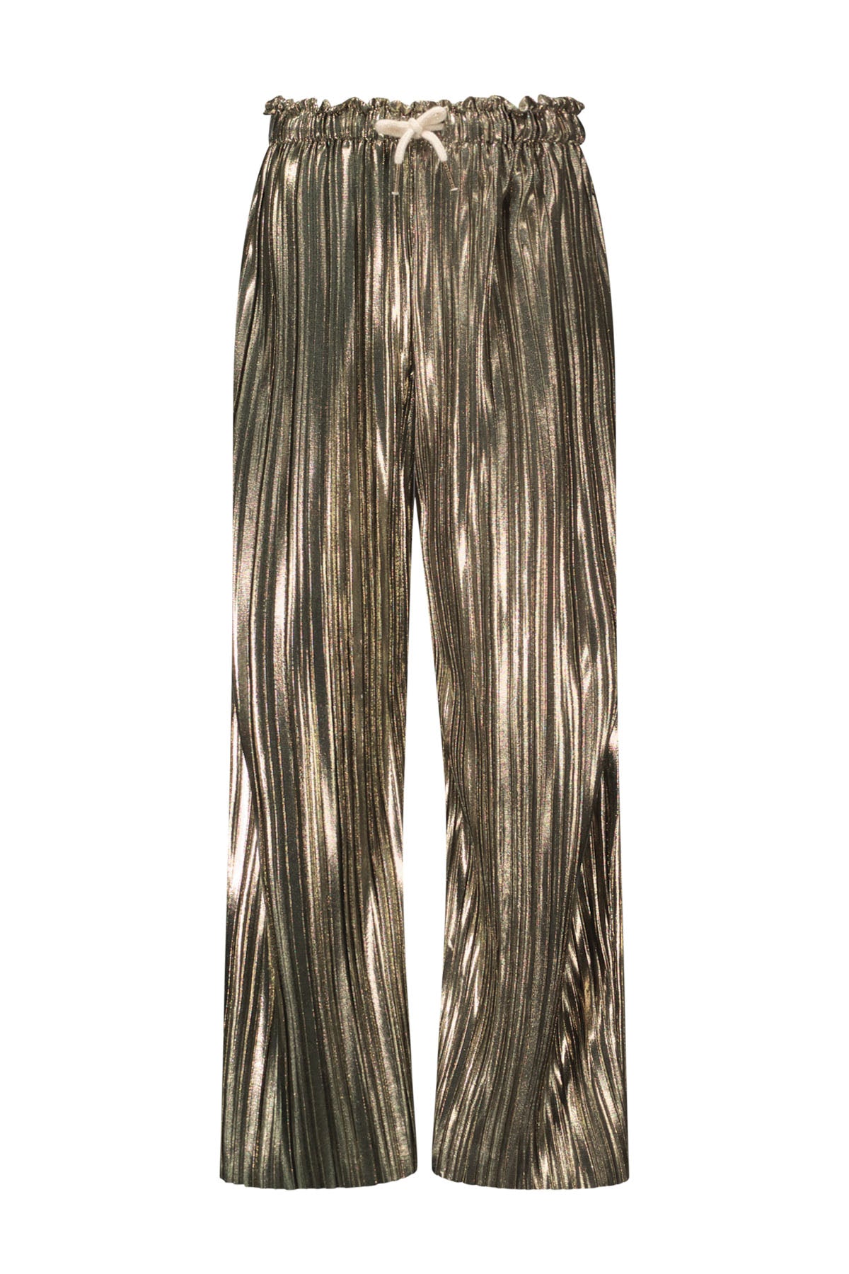 Like Flo Fenna Metallic Plissé Pants