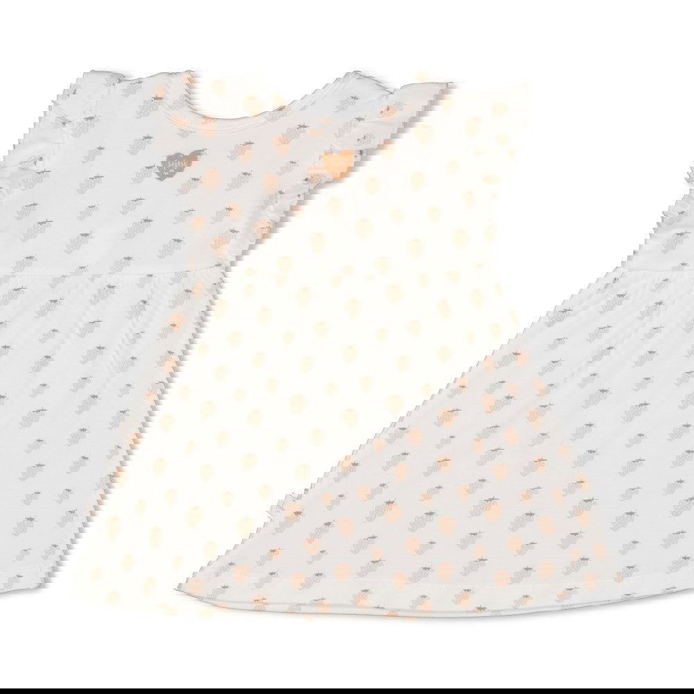 Feetje Jurk ruches AOP - Strawberry Fields - Bubbles & Bo