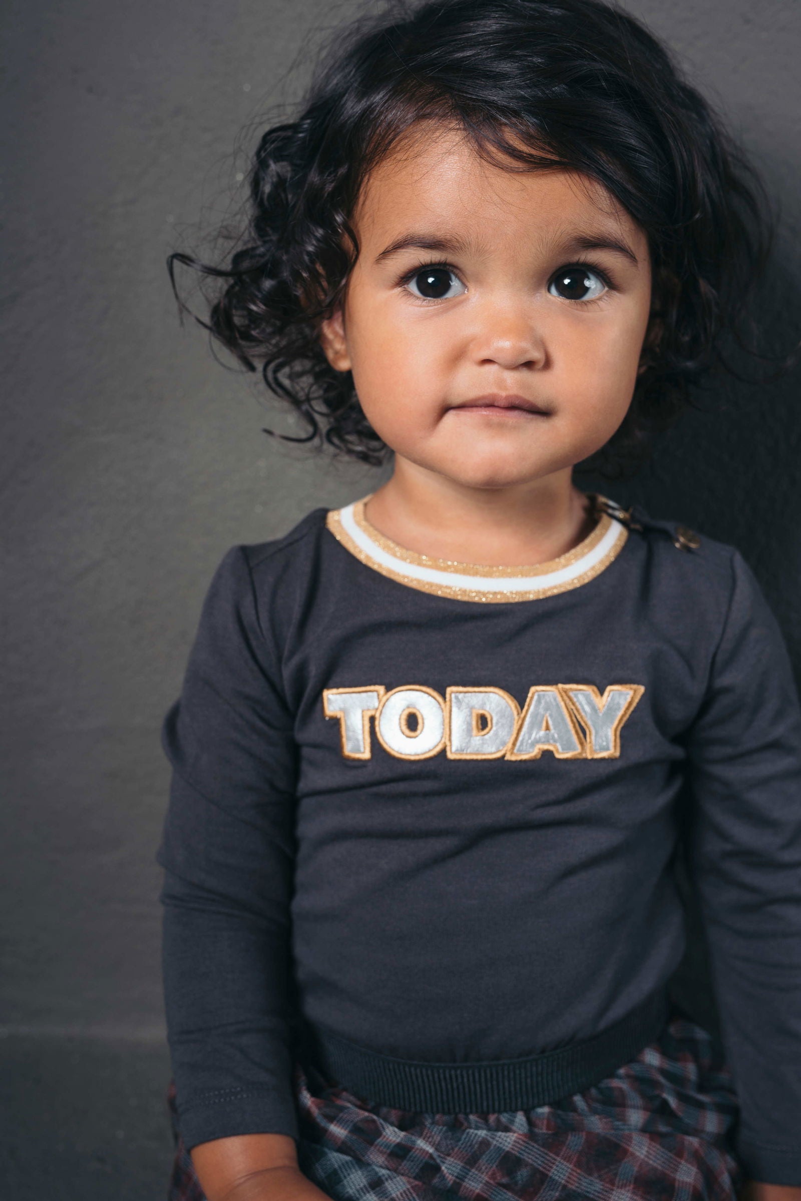 Flo Flo baby girls jersey ls dress AO mesh skirt - Bubbles & Bo