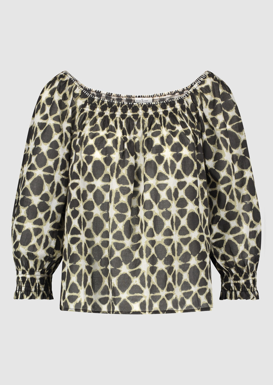 Meisjes GIRLS VERA BLOUSE van Circle of Trust in de kleur Bramble blossom in maat 176.