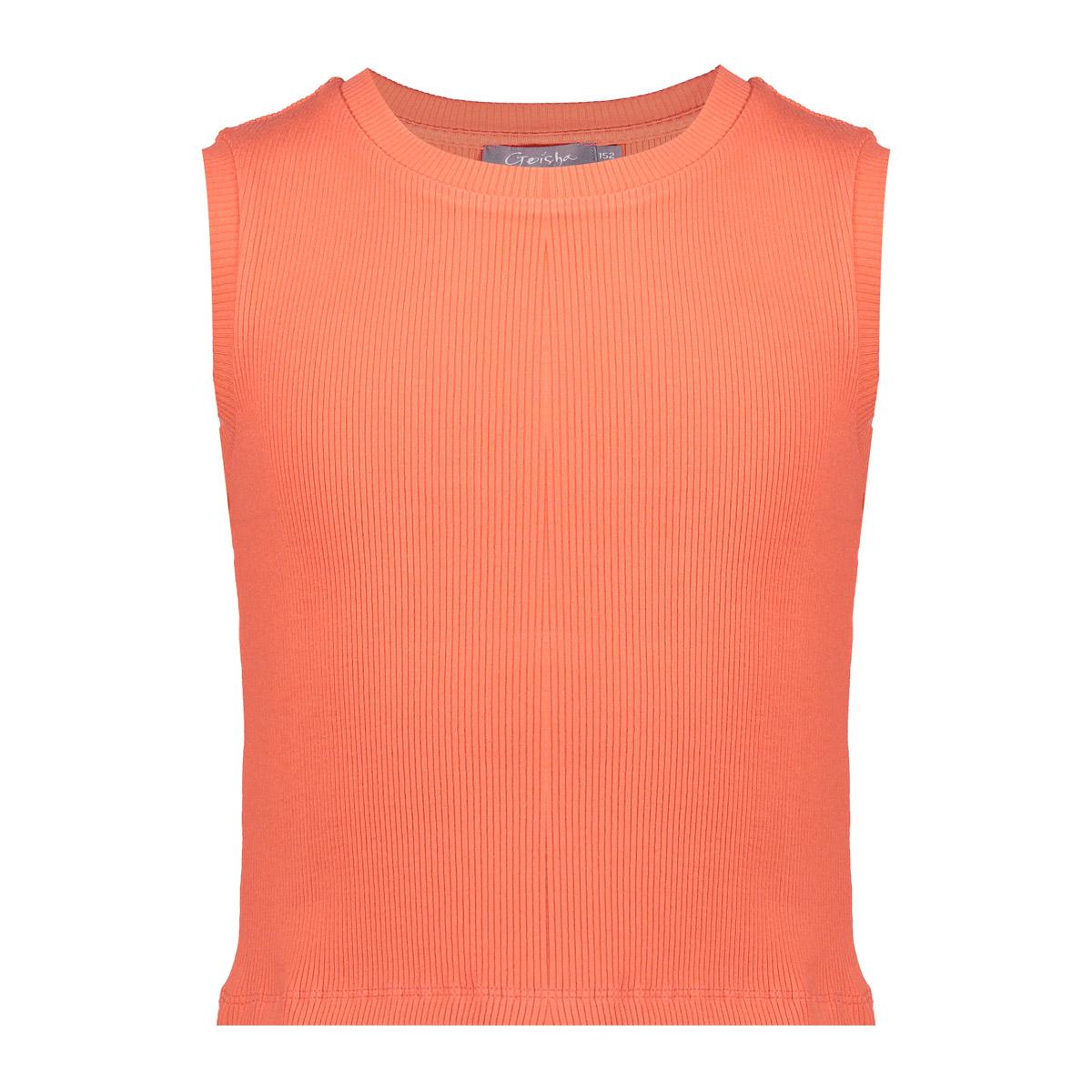 Geisha Top rib cropped sleeveless