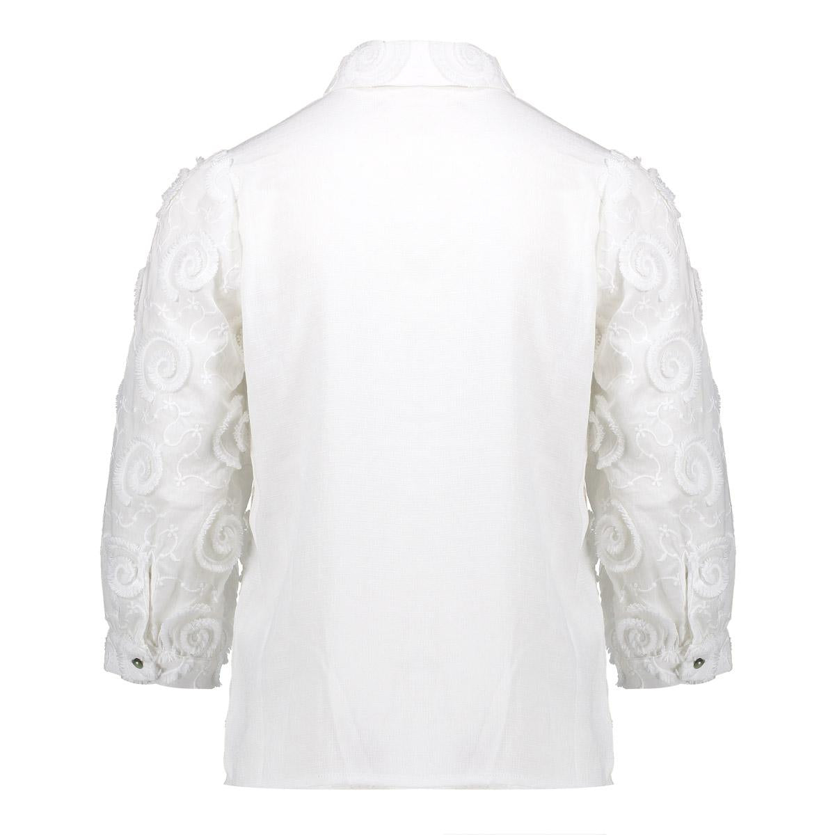 Geisha Blouse fancy circles