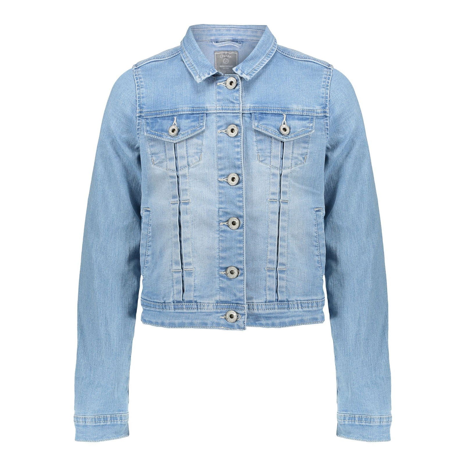 Geisha Jeans Jacket Chest Pockets L/S - Bubbles & Bo