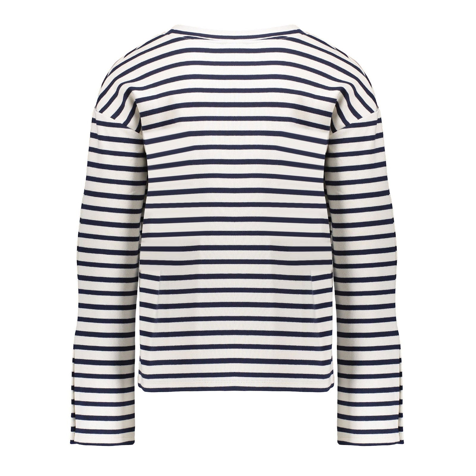 Geisha Sweater striped with buttons - Bubbles & Bo