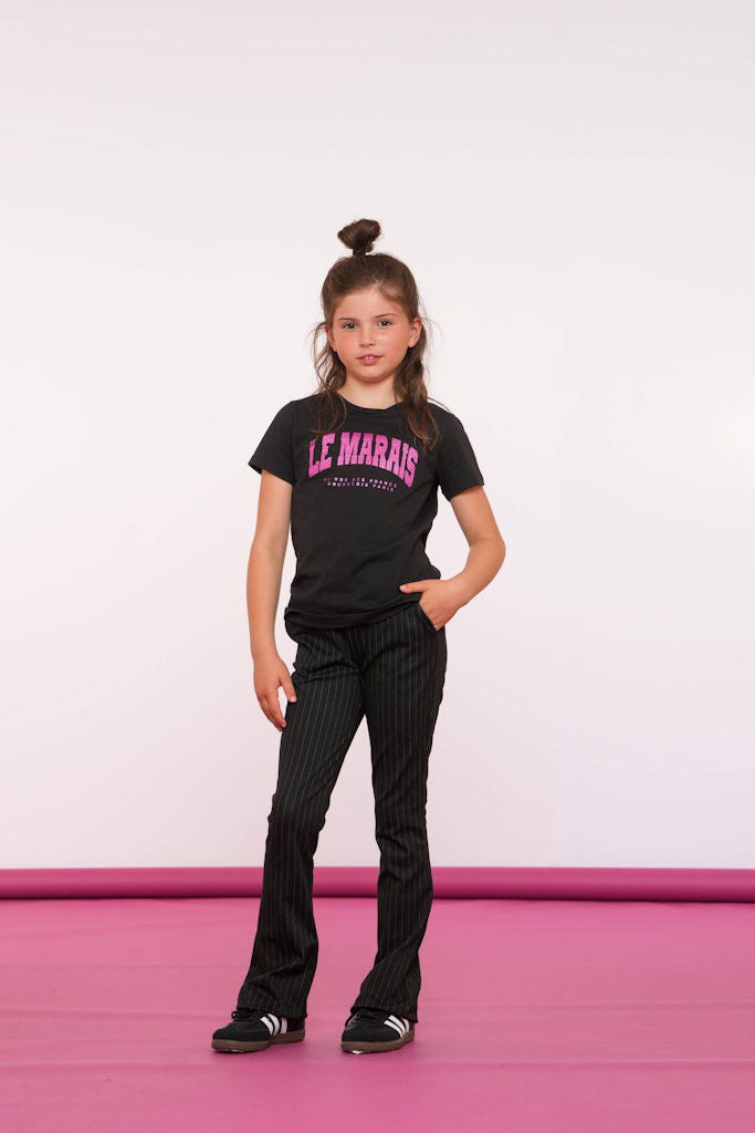 Geisha T-shirt with glitter and foil print - Bubbles & Bo