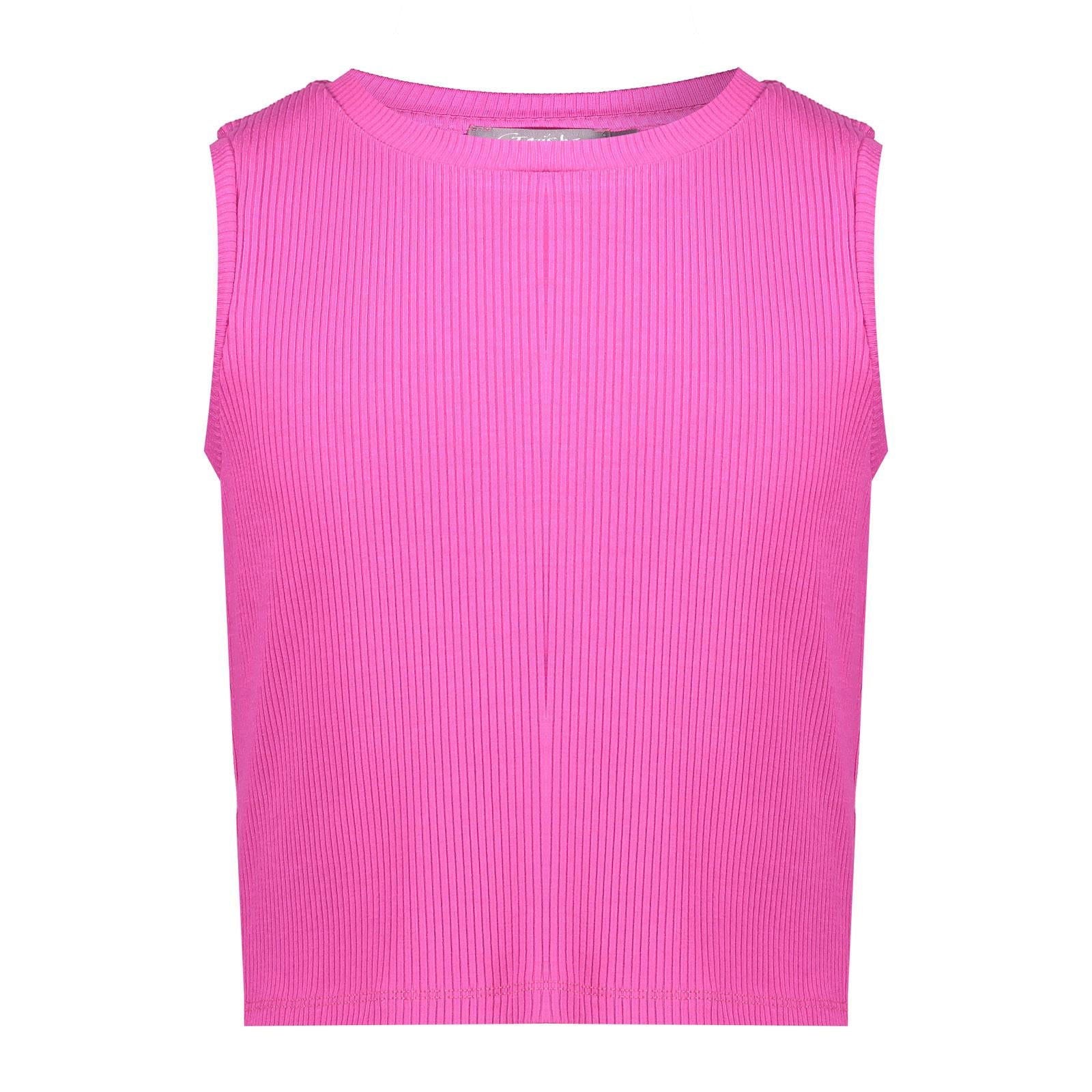 Geisha Top rib cropped sleeveless - Bubbles & Bo