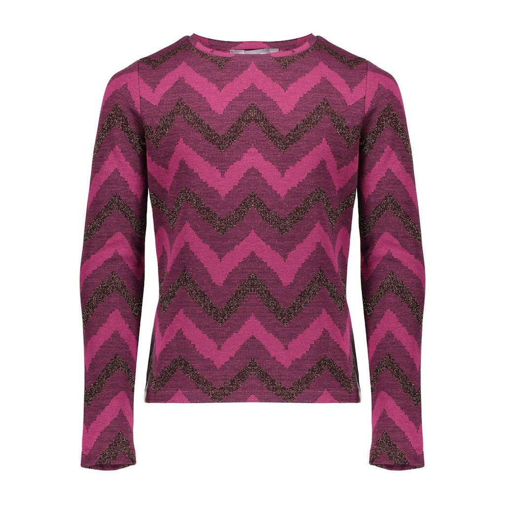Geisha Top zig zag lurex - Bubbles & Bo