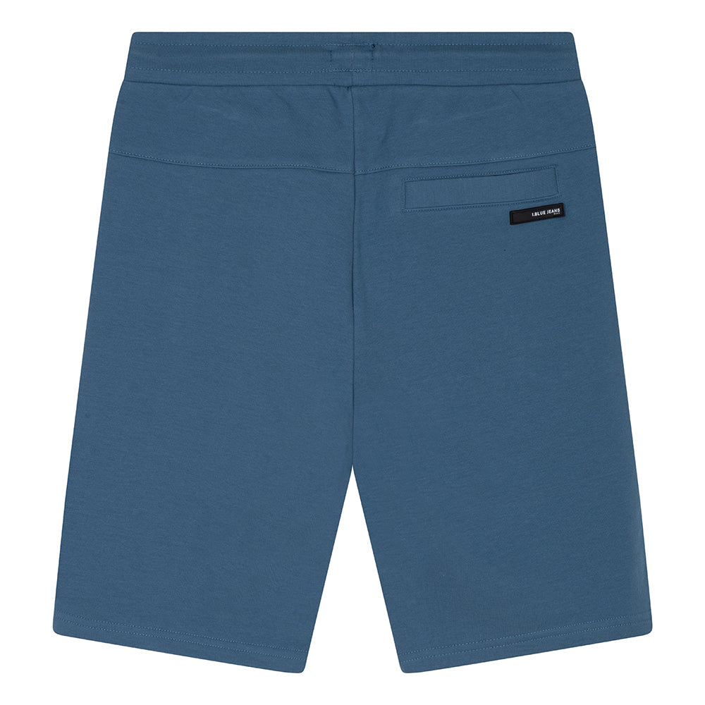 Jongens Jog Short Basic zip van  in de kleur Steel Blue in maat 176.