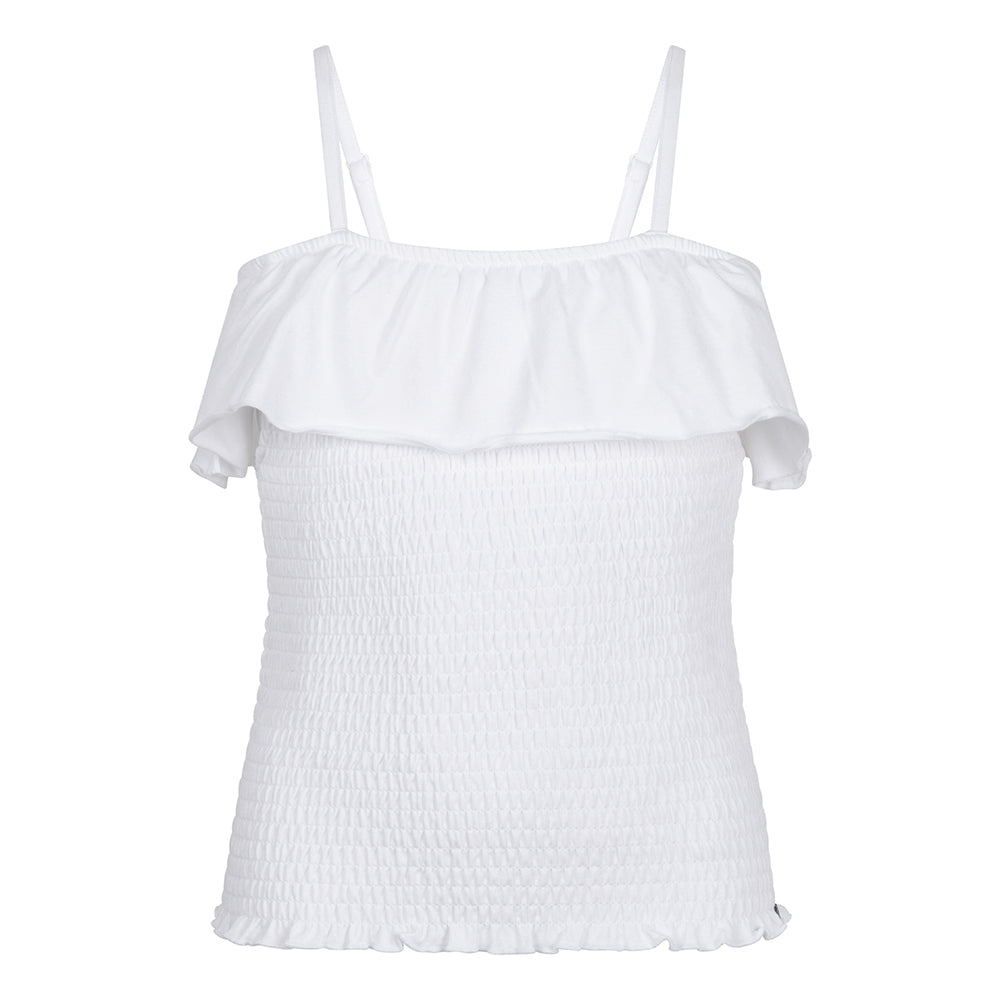 Indian Blue Jeans Smock Offshoulder T-Shirt