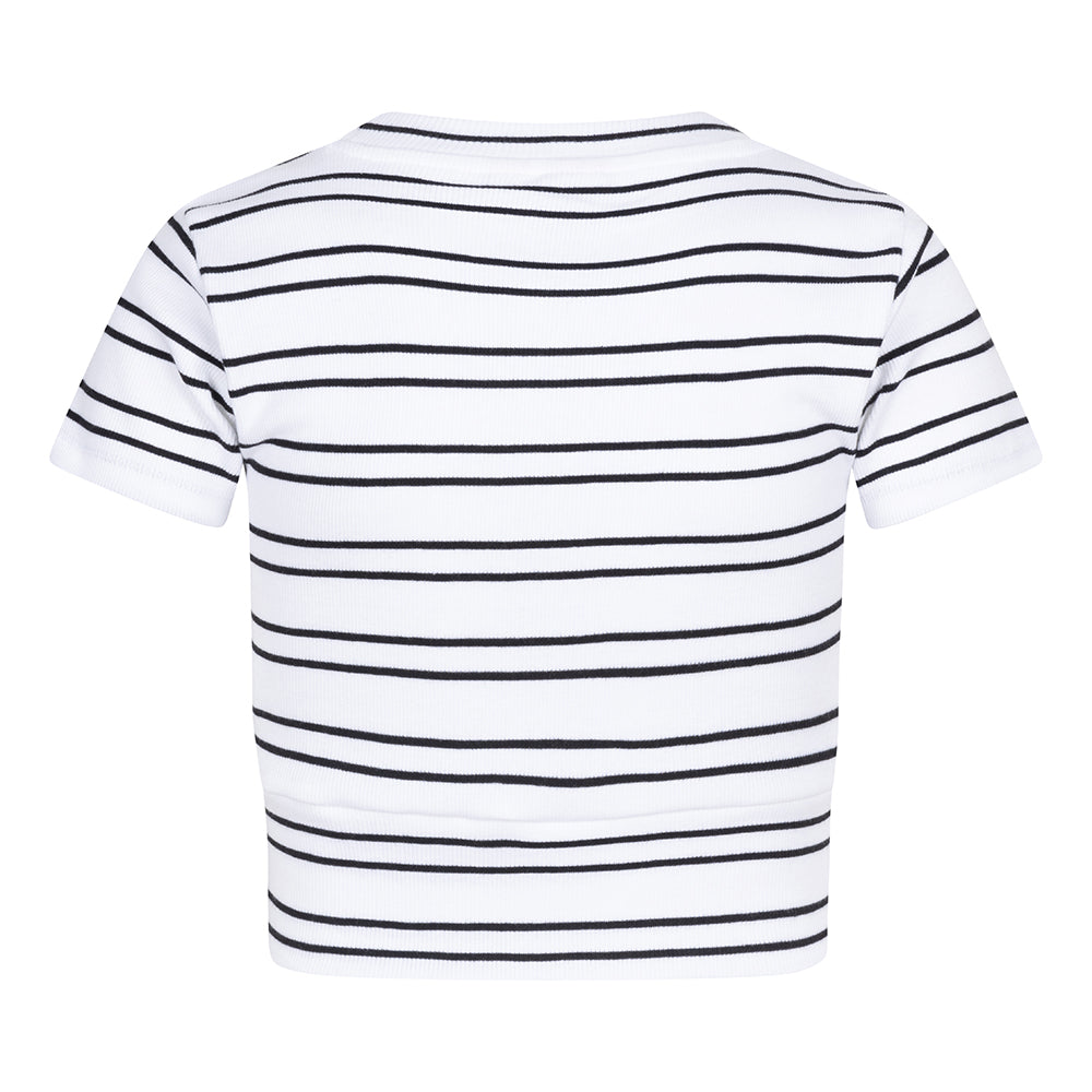 Indian Blue Jeans cropped T-shirt small Stripe