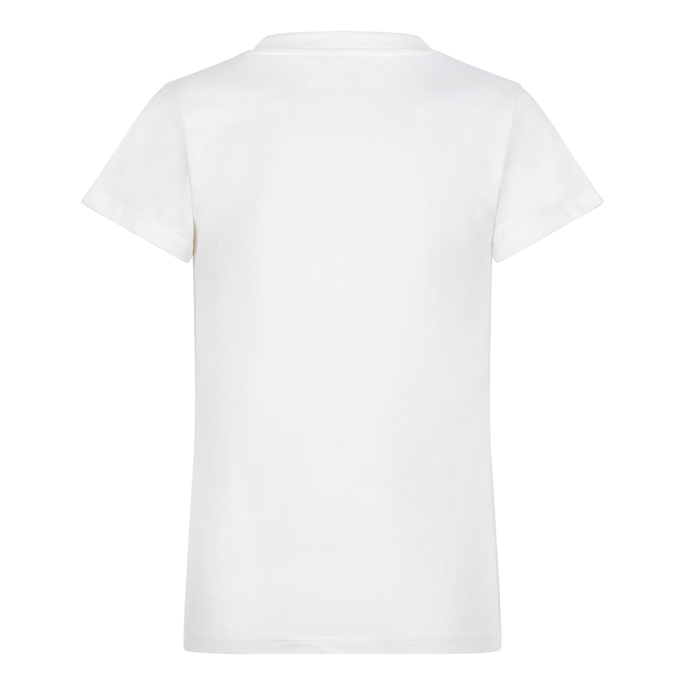 Meisjes T-Shirt Indian Blue van Indian Blue Jeans in de kleur Lily White in maat 176.