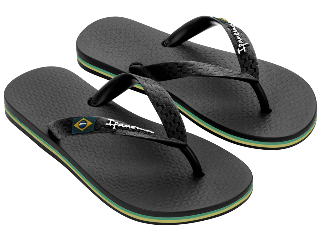 Jongens Ipanema Classic Brasil Kids van Ipanema in de kleur Black in maat 38.