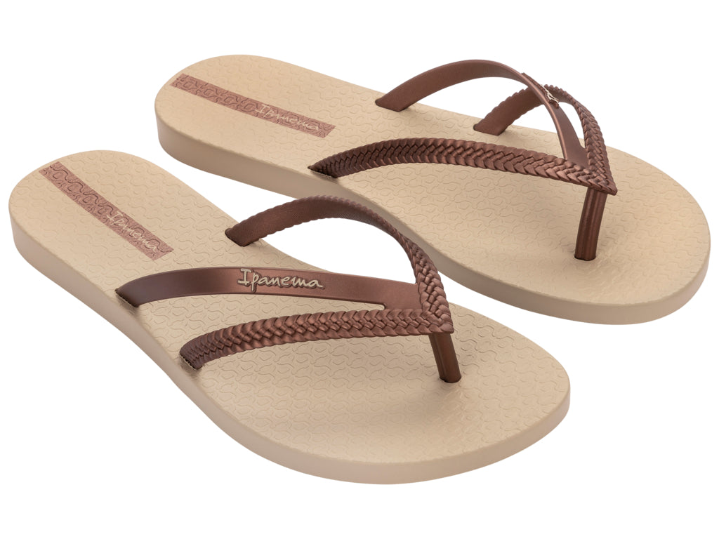 Meisjes Ipanema Bossa van Ipanema in de kleur Beige/Copper in maat 41-42.