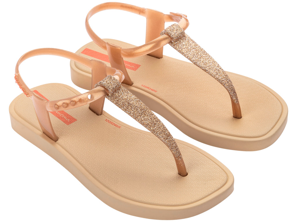 Meisjes Ipanema Class Glow Kids van Rider in de kleur Beige in maat 33-34.