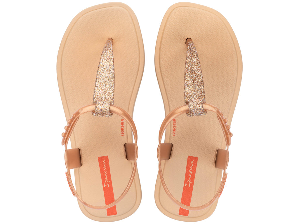 Meisjes Ipanema Class Glow Kids van Rider in de kleur Beige in maat 33-34.