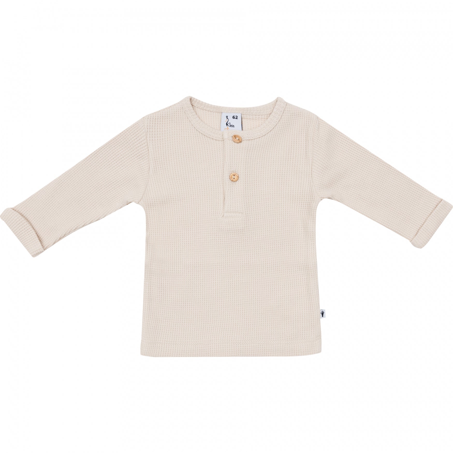 Jongens Top Longsleeve Waffle van Klein Baby in de kleur Ancient Scroll in maat 74.