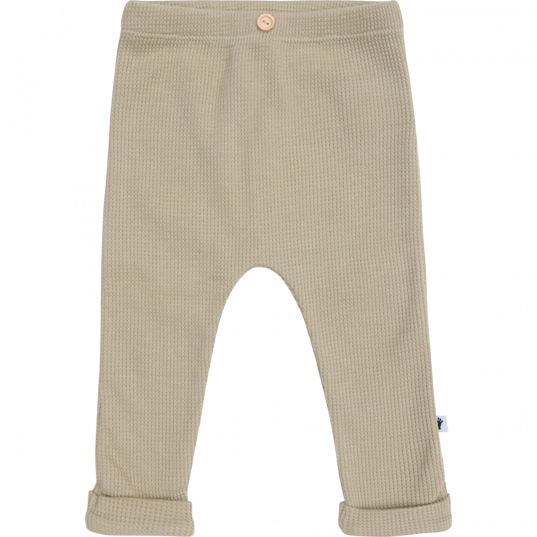Jongens Trouser Waffle van Klein Baby in de kleur Twill Green in maat 74.