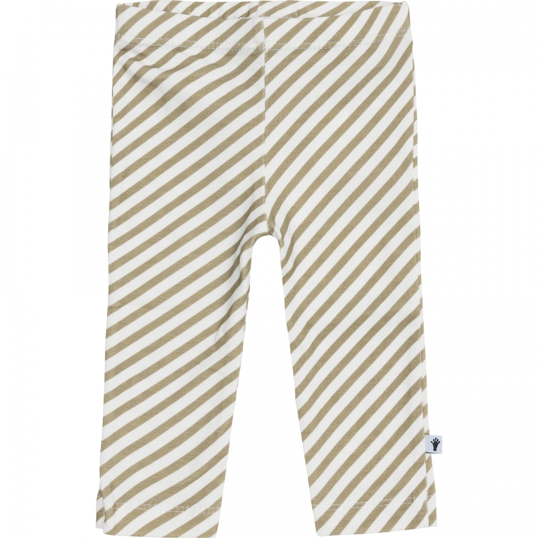 Meisjes Legging van Klein Baby in de kleur Stripe Off White/Twill in maat 74.