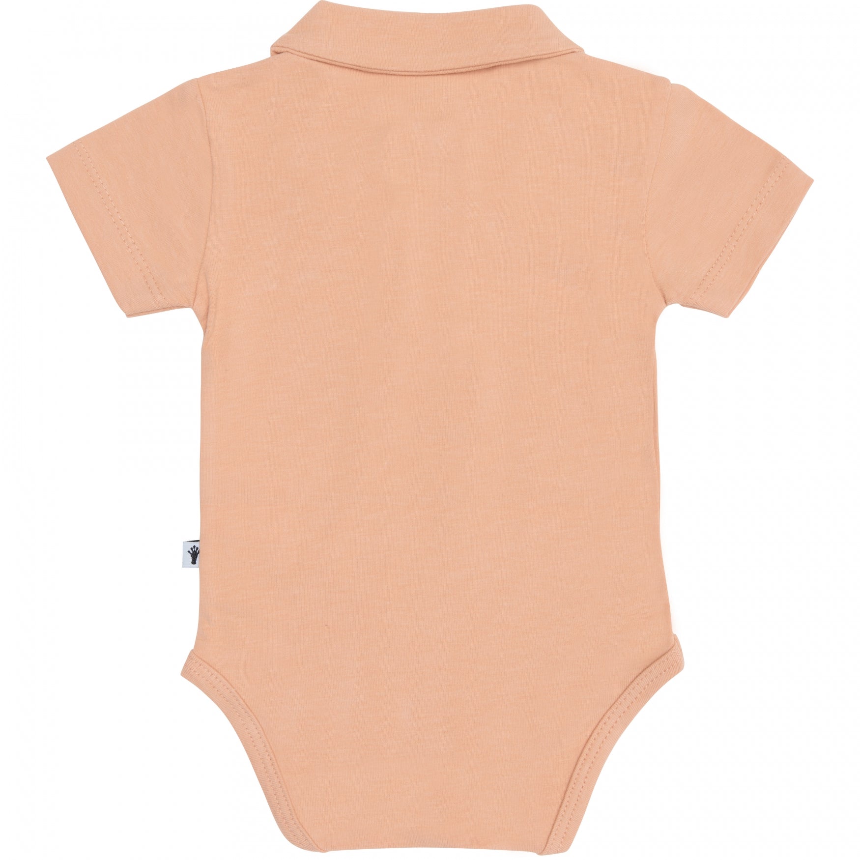 Jongens Polobody van Klein Baby in de kleur Dusty Coral in maat 74.