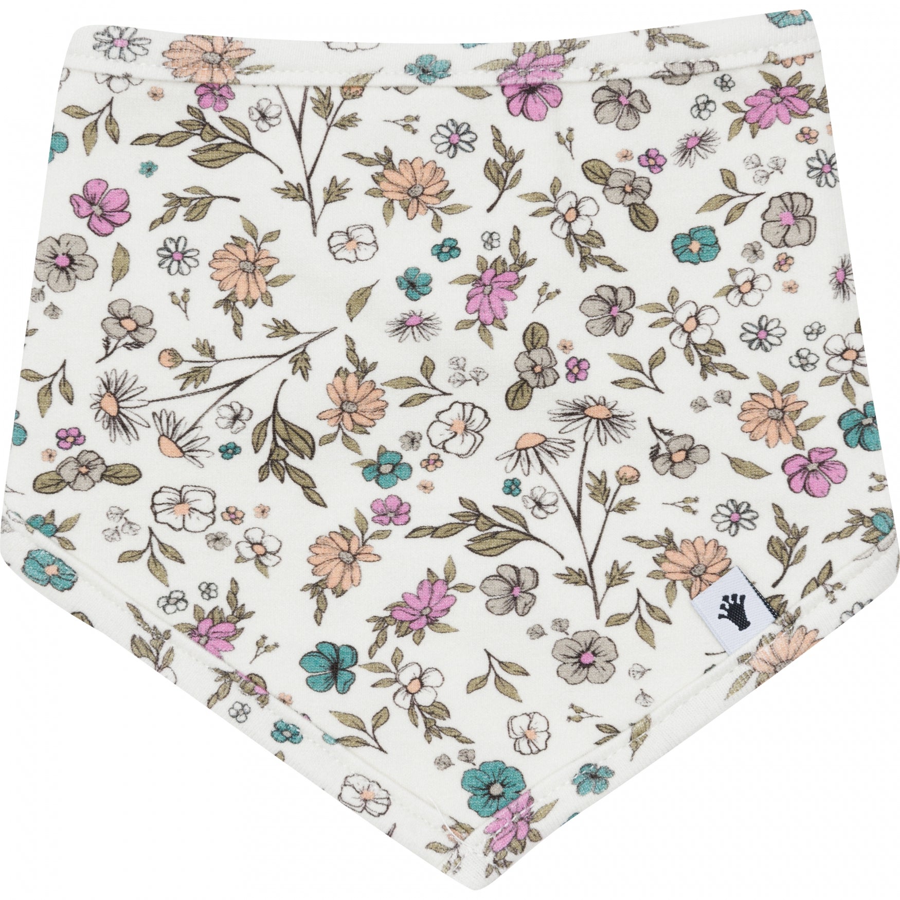 Meisjes Bib van Klein Baby in de kleur AOP Flower SS24 in maat One size.
