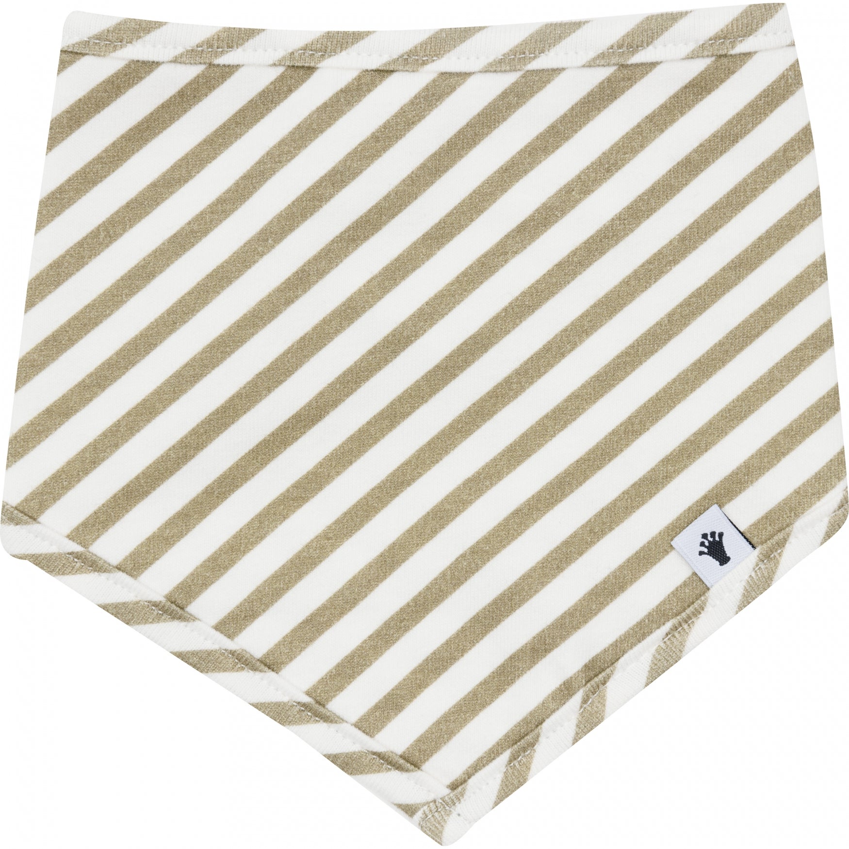 Jongens Bib van Klein Baby in de kleur Stripe Off White/Twill in maat One size.