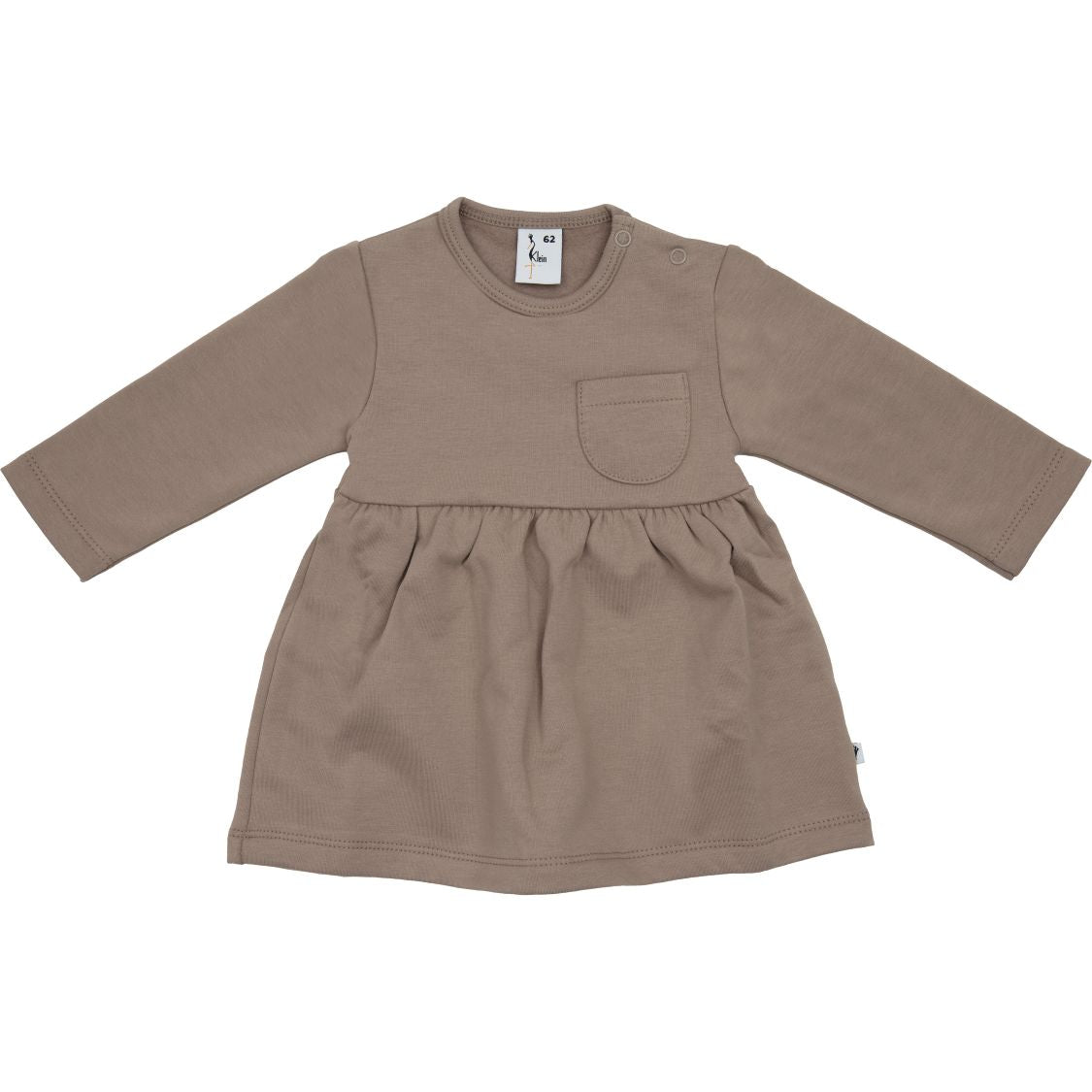Meisjes Dress Pocket van Klein Baby in de kleur Brown in maat 74.