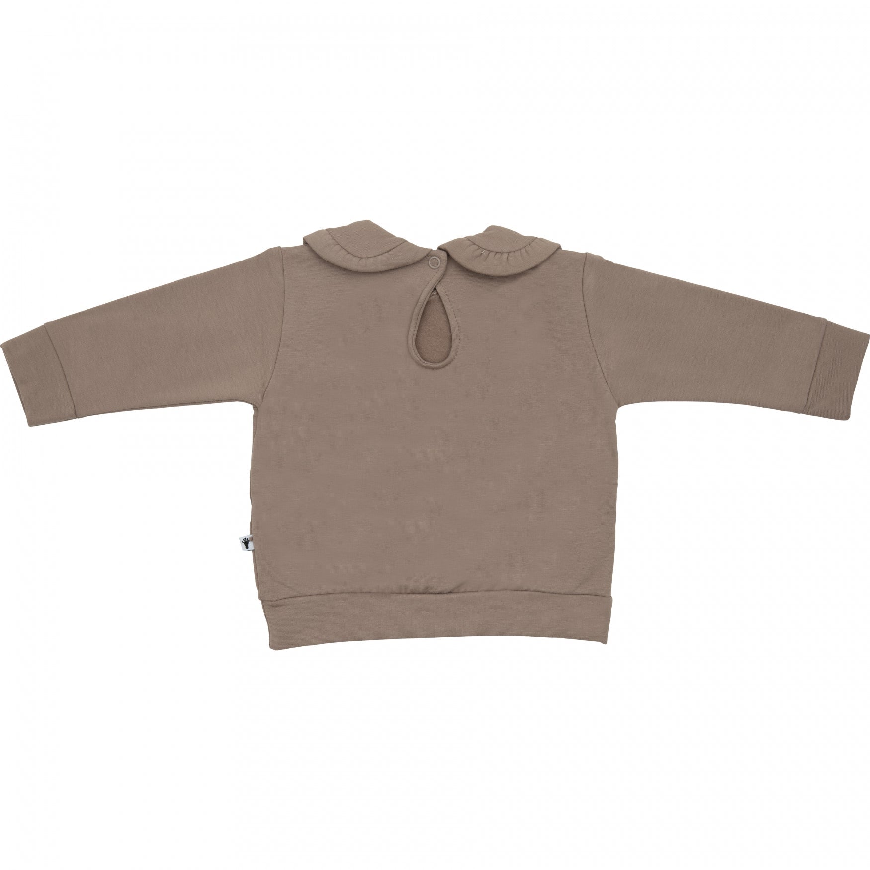 Meisjes Sweater Collar van Klein Baby in de kleur Brown in maat 74.