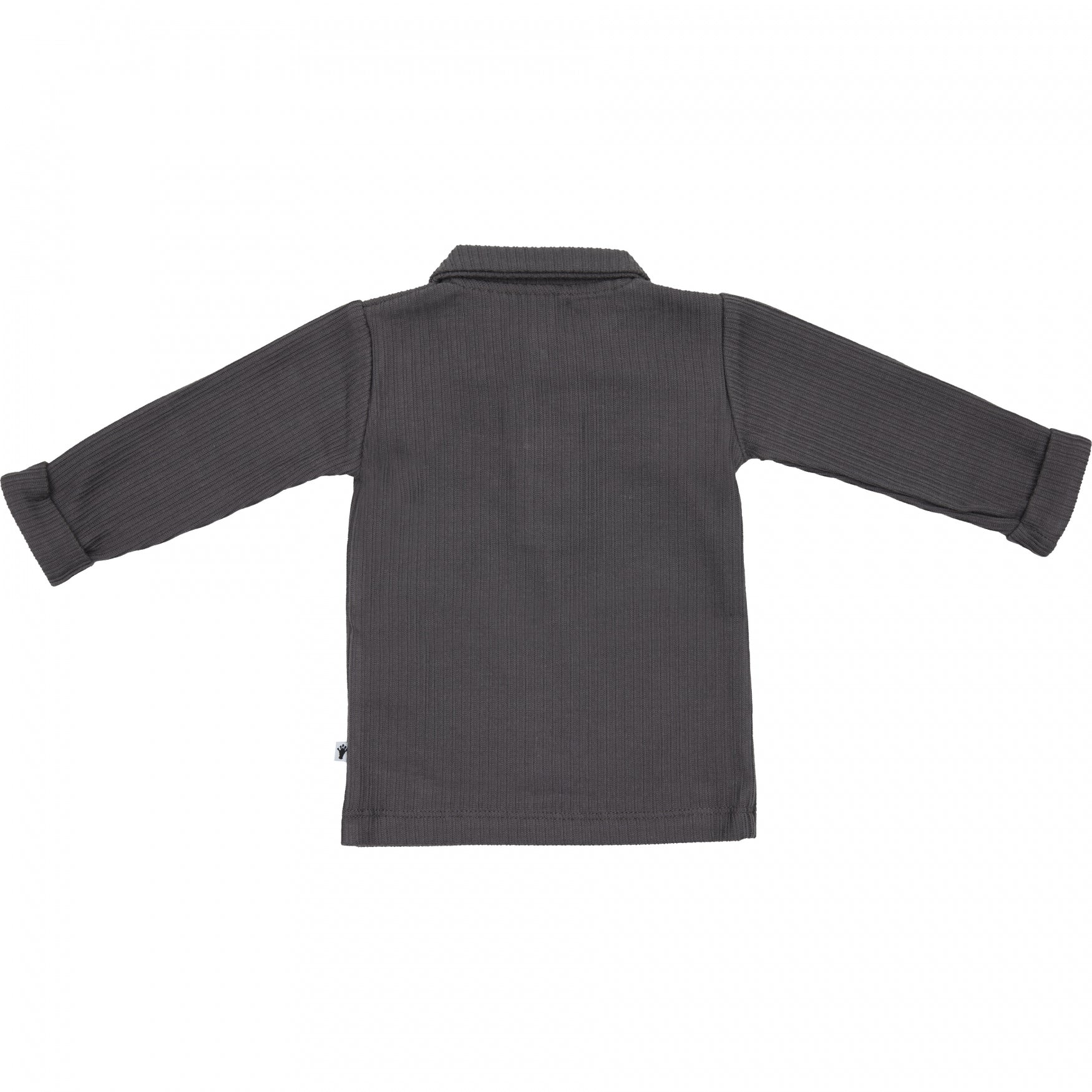 Jongens Polo Shirt Rib van Klein Baby in de kleur Grey in maat 74.
