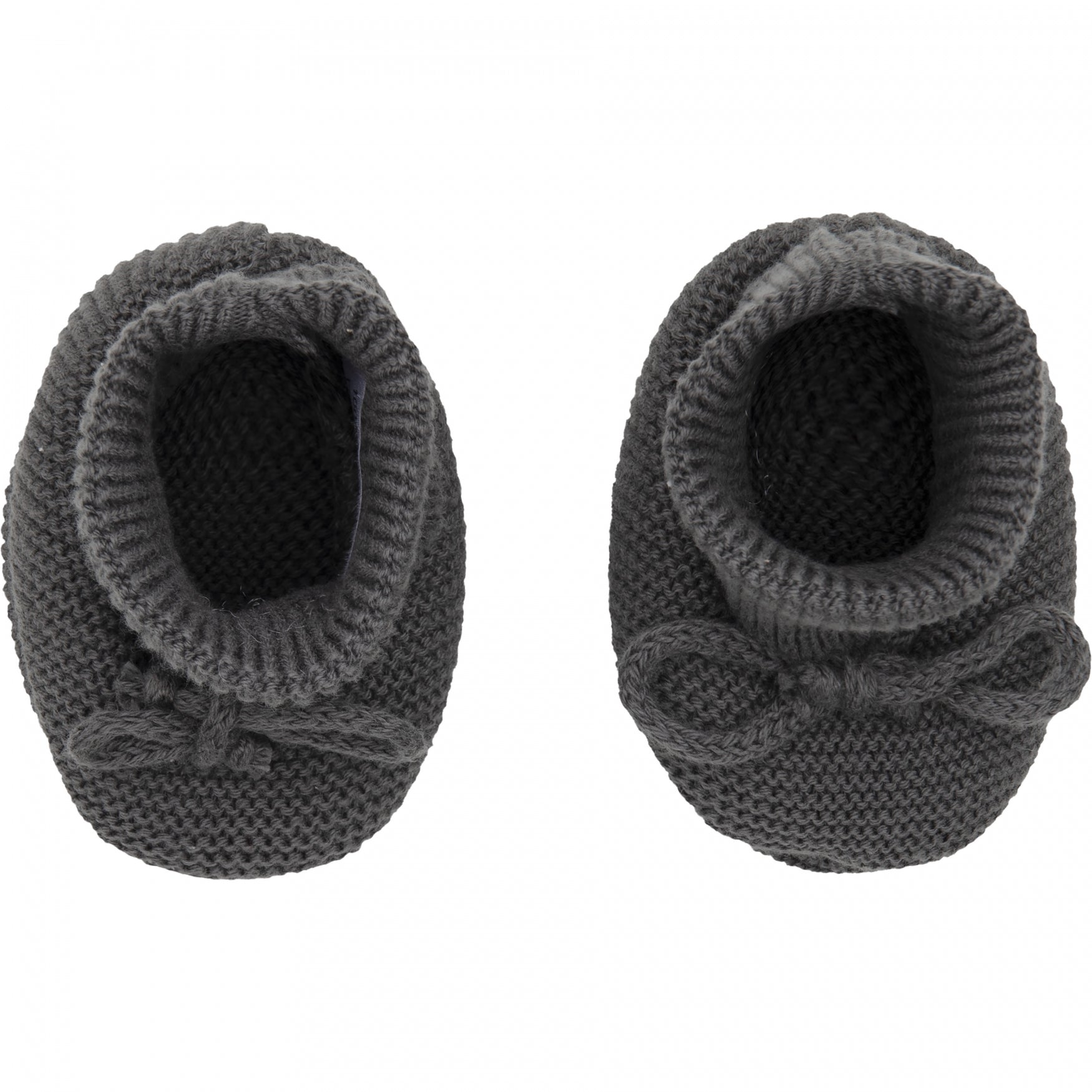 Jongens Knitted Booties van Klein Baby in de kleur Grey in maat One size.