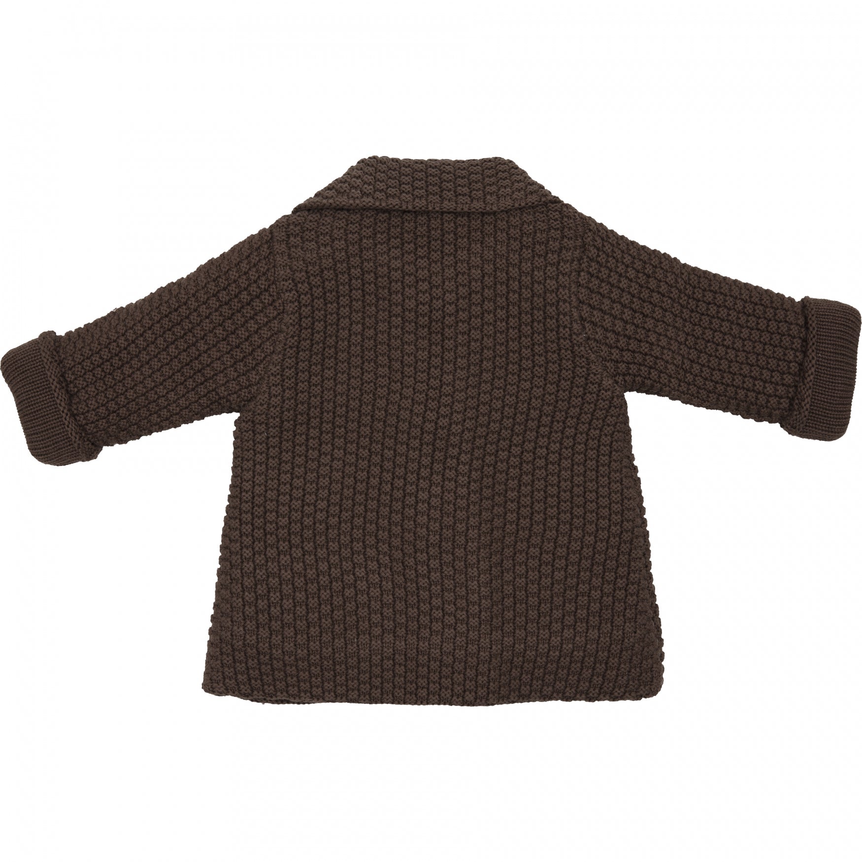 Meisjes Knitted Jacket A-Line van Klein Baby in de kleur Purple in maat 74.