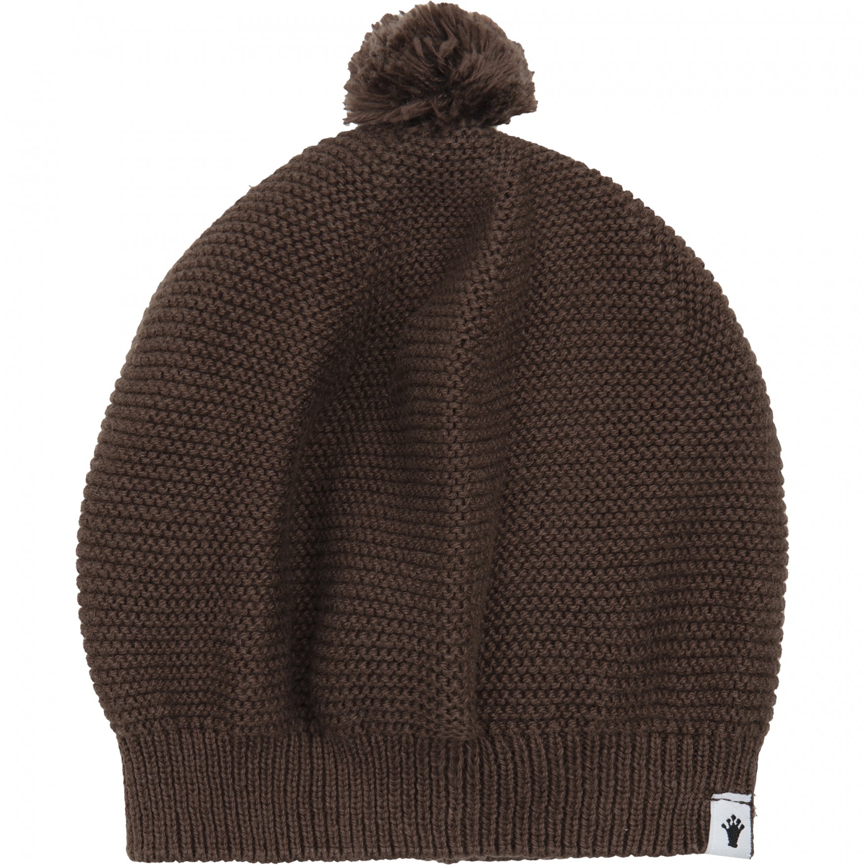 Meisjes Knitted Hat Pompom van Klein Baby in de kleur Purple in maat 62-68.