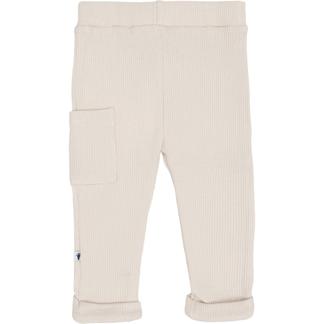 Jongens Trouser Pocket Waffle van Klein Baby in de kleur Beige/Sand in maat 74.
