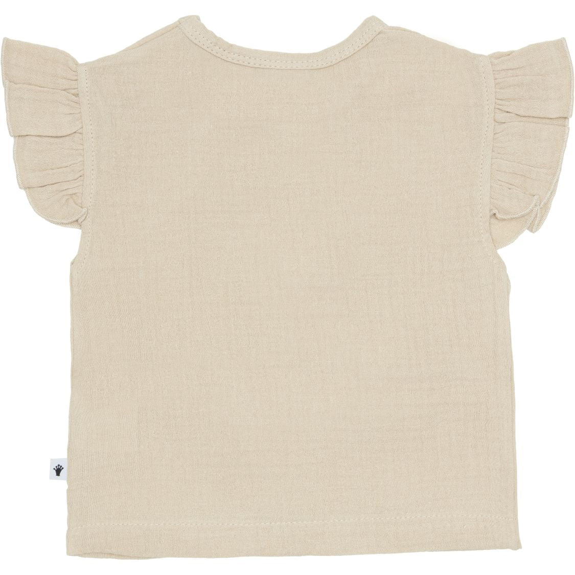 Meisjes T-shirt Ruffle Mousseline van Klein Baby in de kleur Pepper in maat 74.