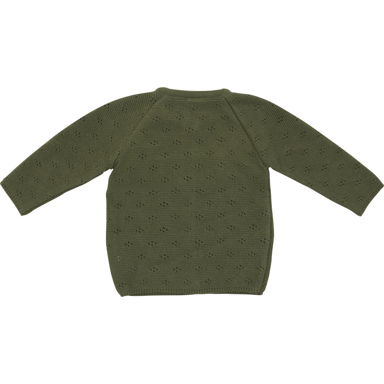 Meisjes Knit Cardigan Ruffle van Klein Baby in de kleur Beetle in maat 86.