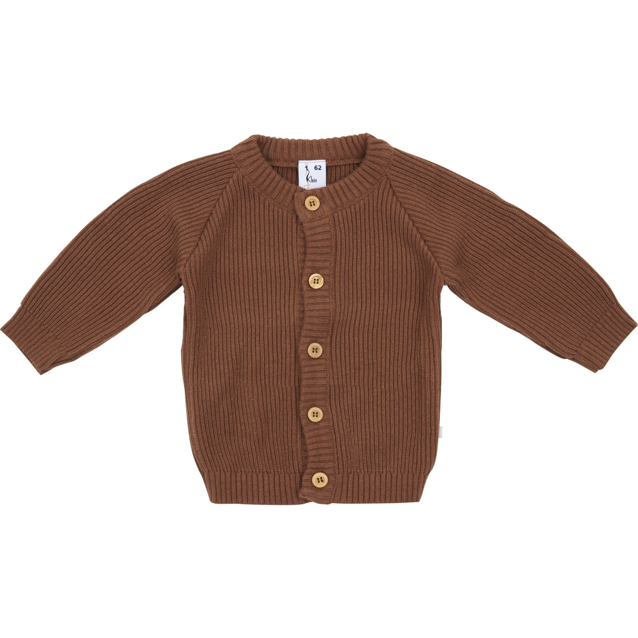 Jongens Knit Cardigan van Klein Baby in de kleur Rawhide in maat 86.