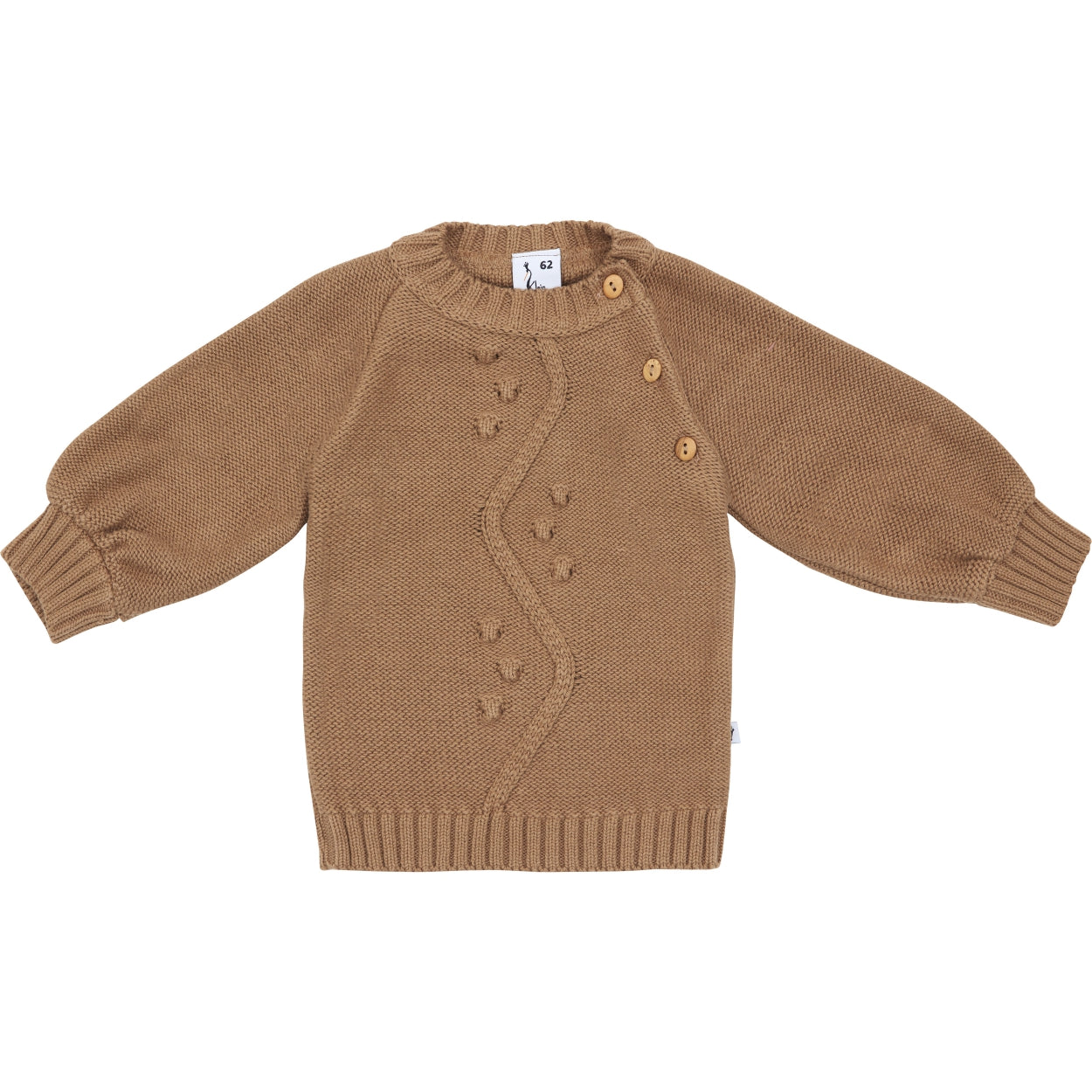 Meisjes Sweater Dot van Klein Baby in de kleur Burro in maat 86.