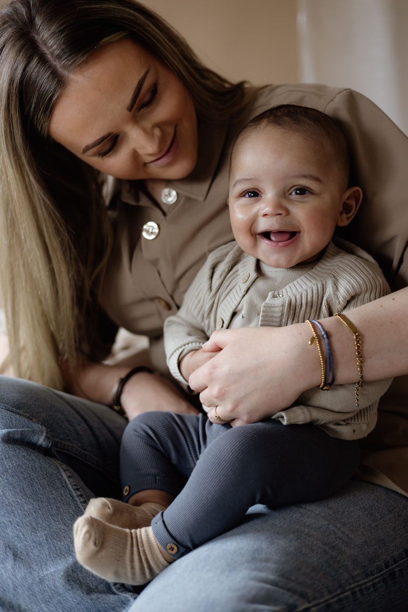 Jongens Pants LIAM van Levv Newborn in de kleur Grey in maat 74.