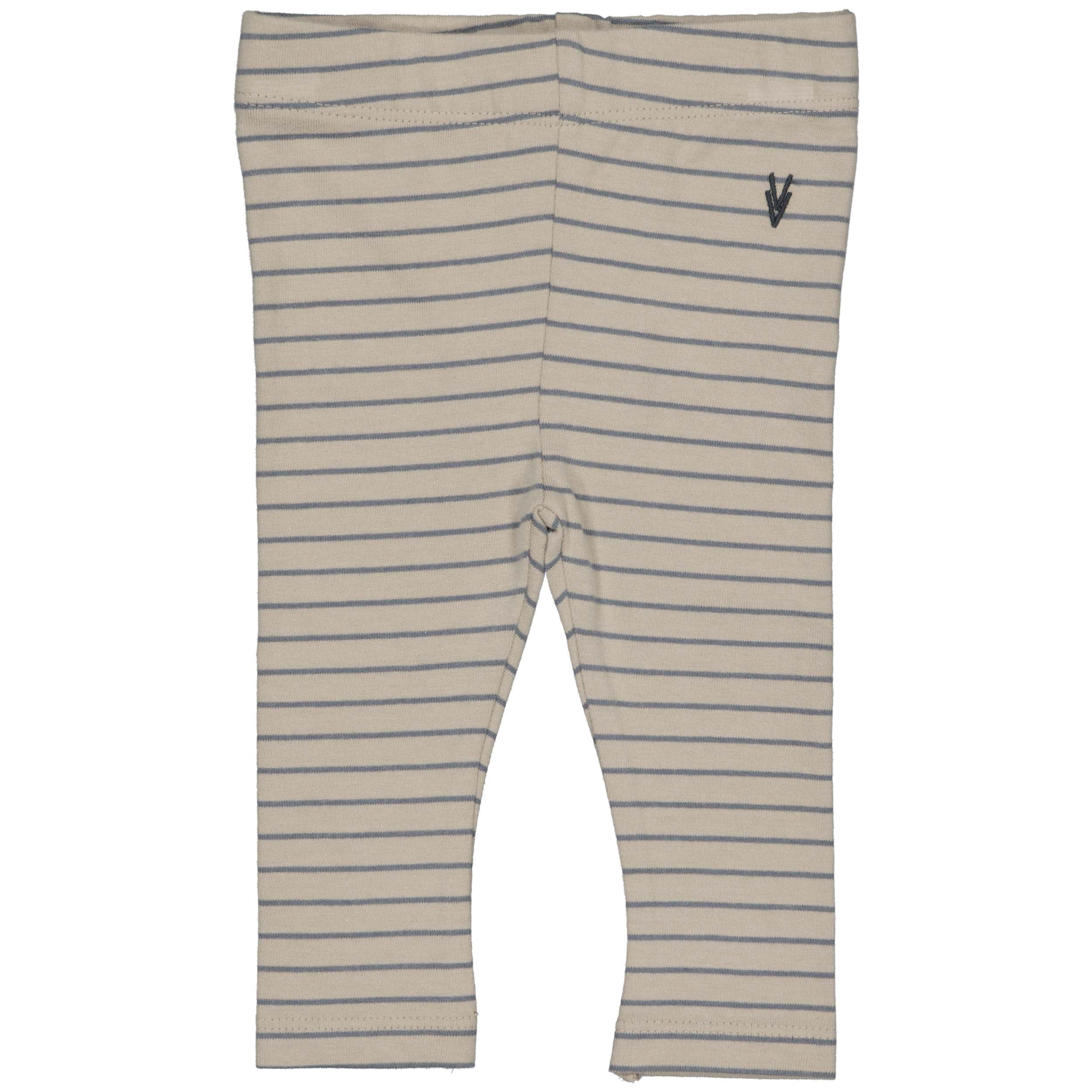 Jongens Pants LIO van Levv Newborn in de kleur AOP Light Grey Stripe in maat 74.