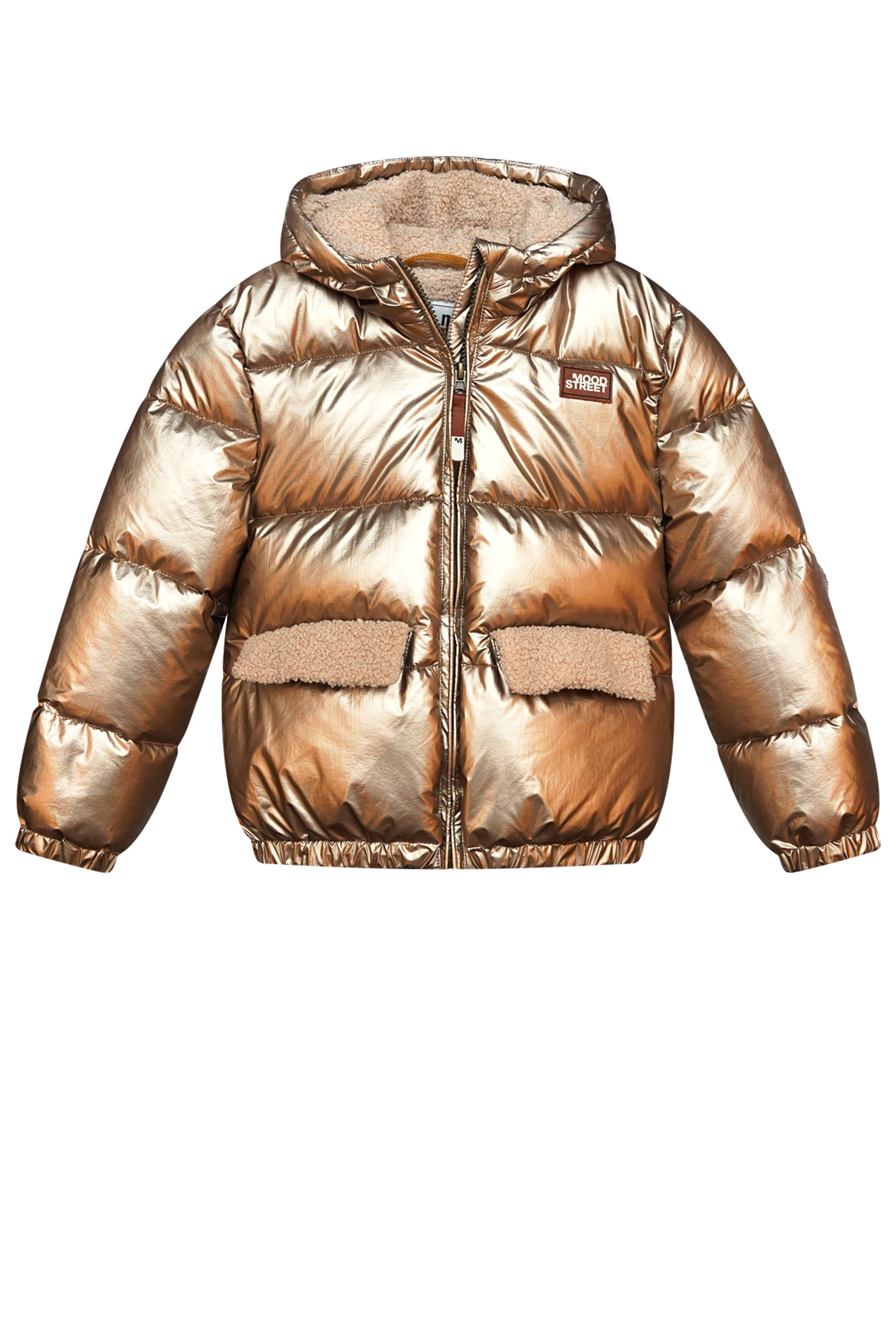Meisjes Girls Jacket van Moodstreet in de kleur Nomad in maat 134-140.