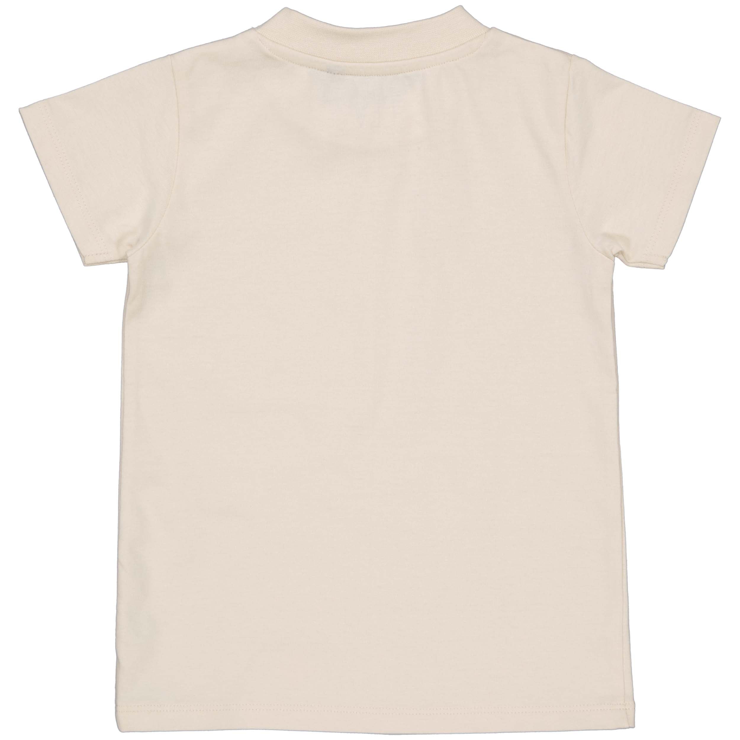 Meisjes Shortsleeve MELINLS241 van Little Levv in de kleur Ivory White in maat 128.