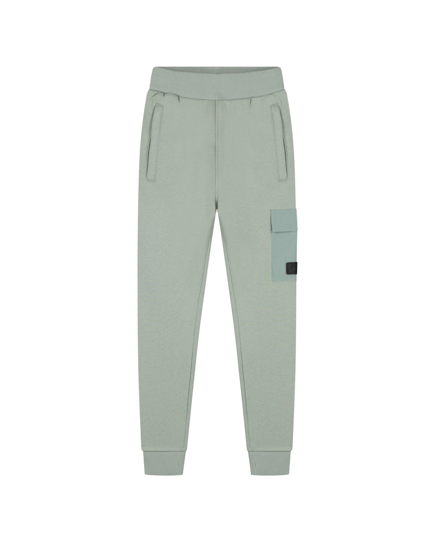 Jongens Malelions Junior Nylon Pocket Sweatpants van Malelions in de kleur Agave Green in maat 176.