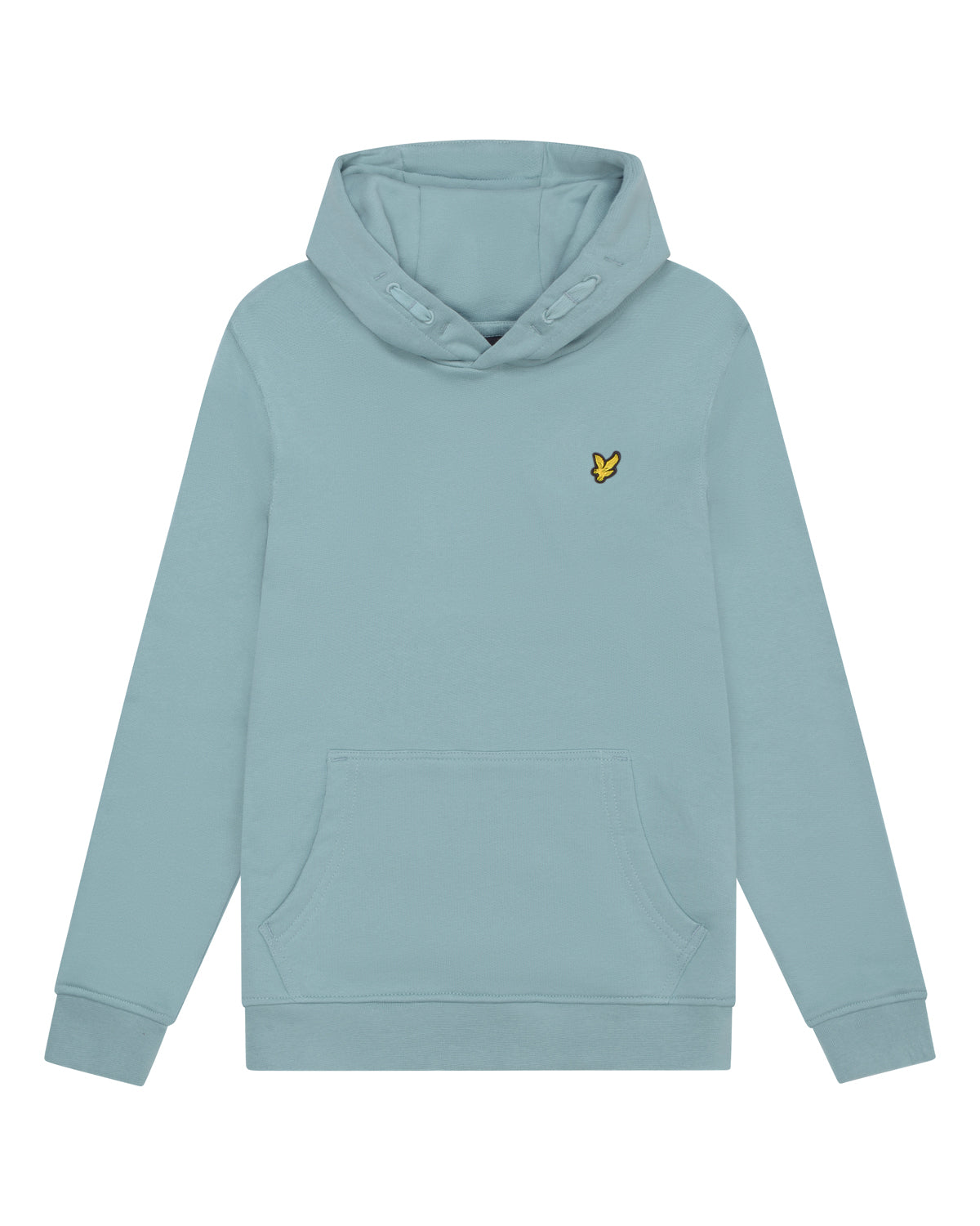 Jongens Pullover Hoodie van Lyle & Scott in de kleur Blue Smoke in maat 170-176.