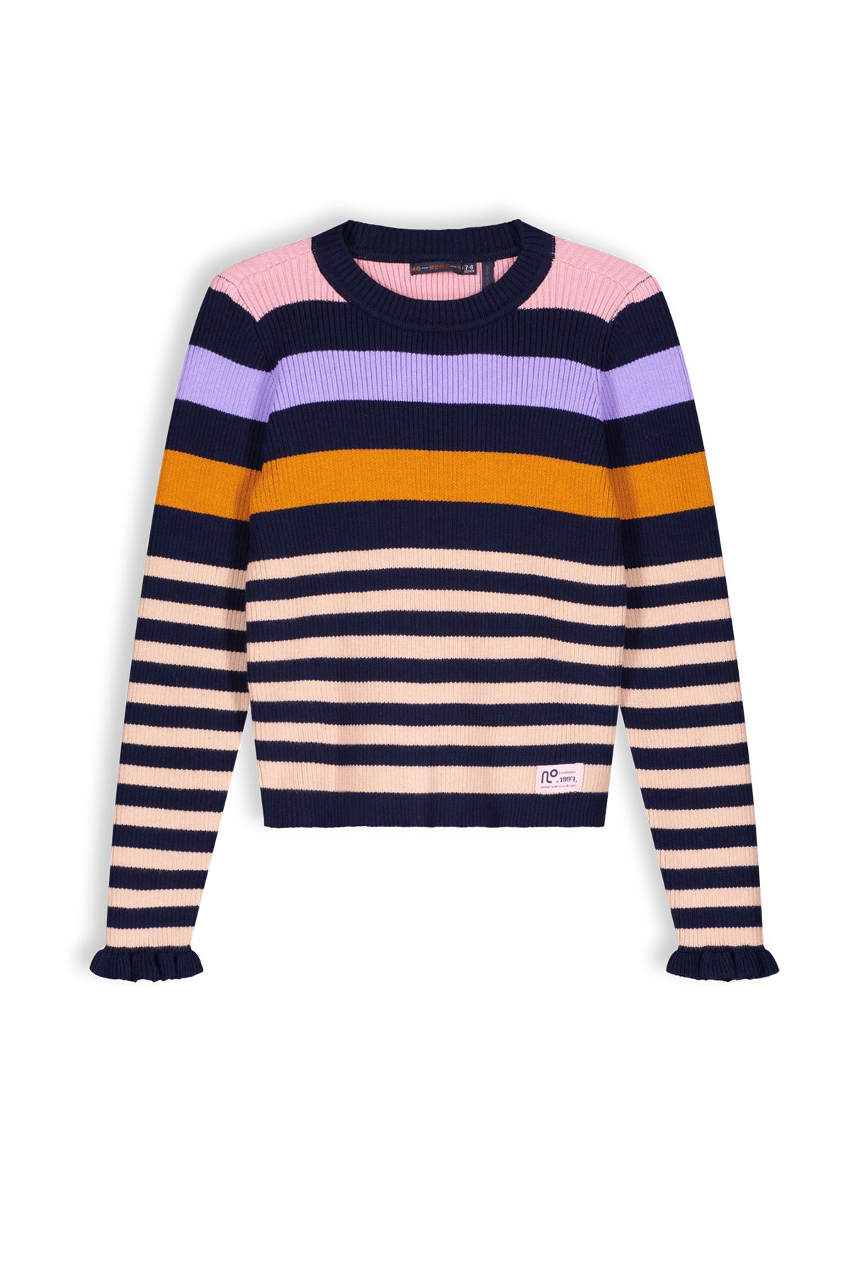 NoNo Kulia girls knitted top navy